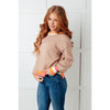 Conversational Moment Striped Trim Sweater (S-3XL)