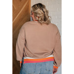 Conversational Moment Striped Trim Sweater (S-3XL)