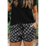 PREORDER-Check Back Checkered Drawstring Everyday Shorts