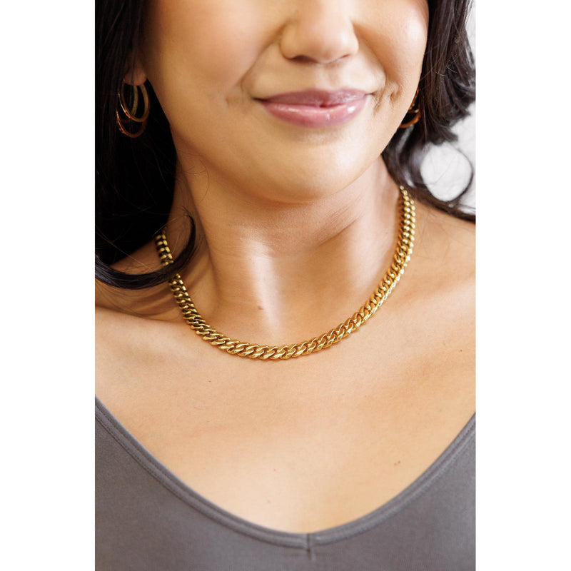 Curiously Cute Cuban Chain Necklace