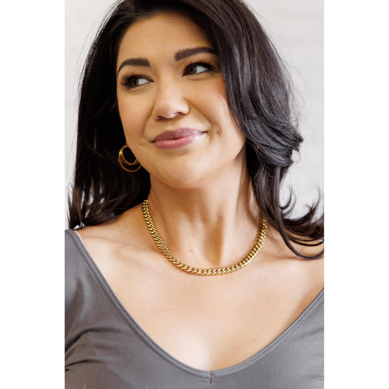 Curiously Cute Cuban Chain Necklace