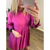 Kori Magenta Soft Texture Fall Dress