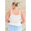 Day Dancing Ruffle Knit Tank Top (S-XL)