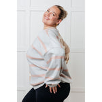 Exceptional Thought Striped Patchwork Sweater (S-2XL)