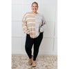 Exceptional Thought Striped Patchwork Sweater (S-2XL)