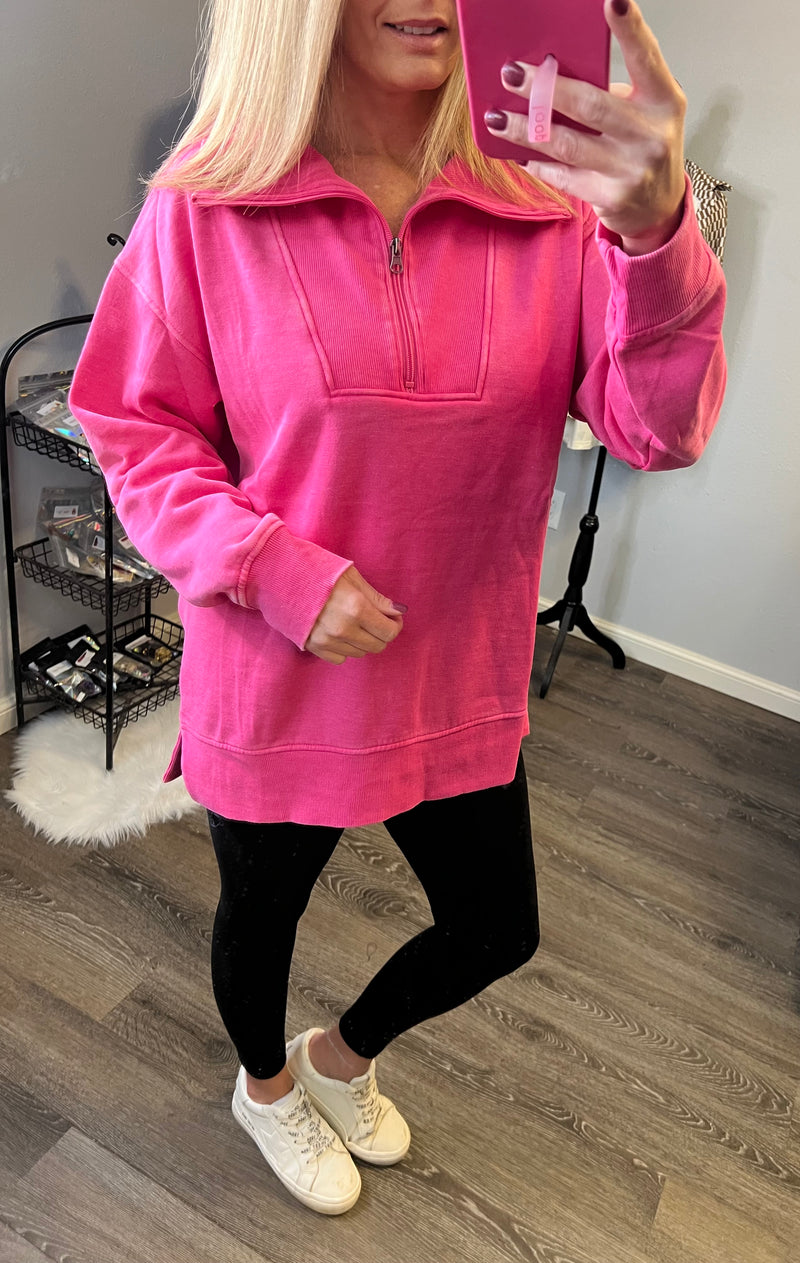 Isabella Half Zip Pullover (3 Color Options)