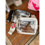 Clear Game Day Stadium Bag in White