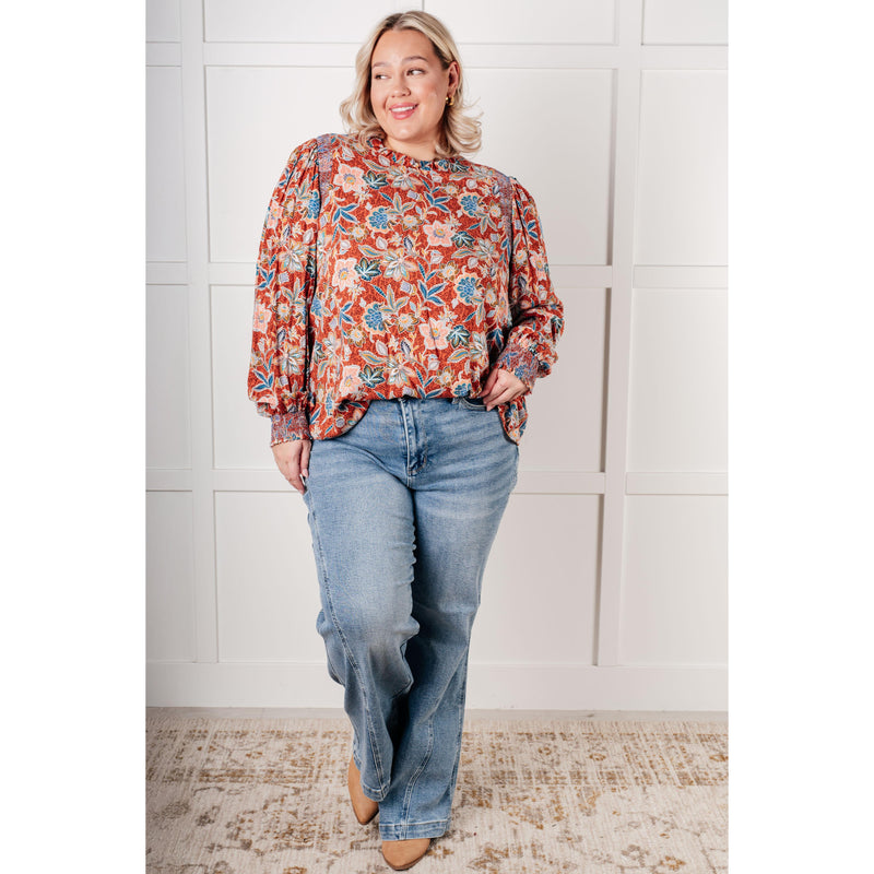 Floral Delight Blouse (S-3XL)