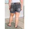 Judy Blue Greyson High Rise Cuffed Shorts in Grey (S-3XL)