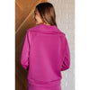 Dear Scarlett Hamptons Pullover in Magenta (S-3X)