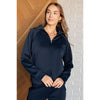 Dear Scarlett Hamptons Pullover in Navy (S-3X)