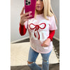 XOXO Bow Graphic Tee (Small to 2XL)