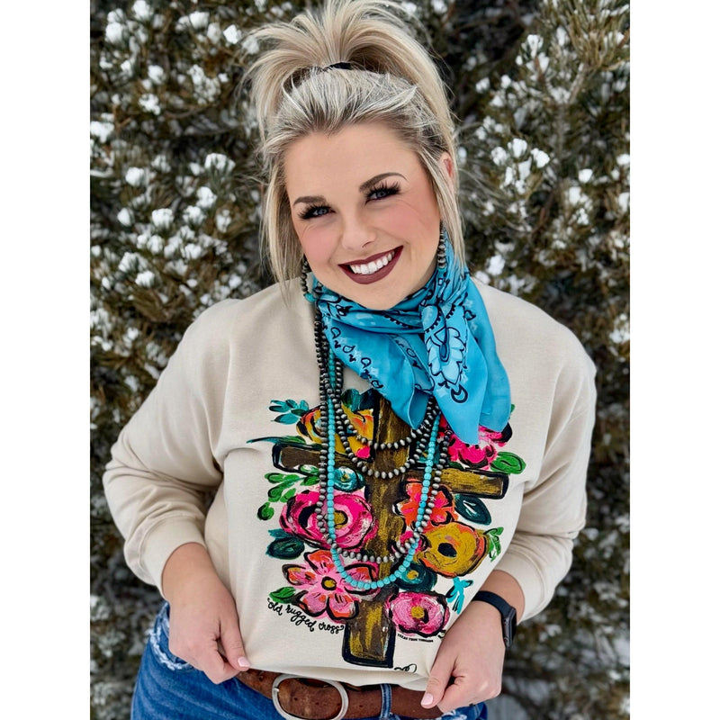 Callie Ann Stelter Old Rugged Cross Sweatshirt (S-3XL)