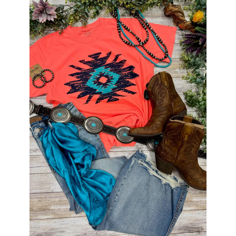 Ashley Aztec Tee (Small to 3XL)