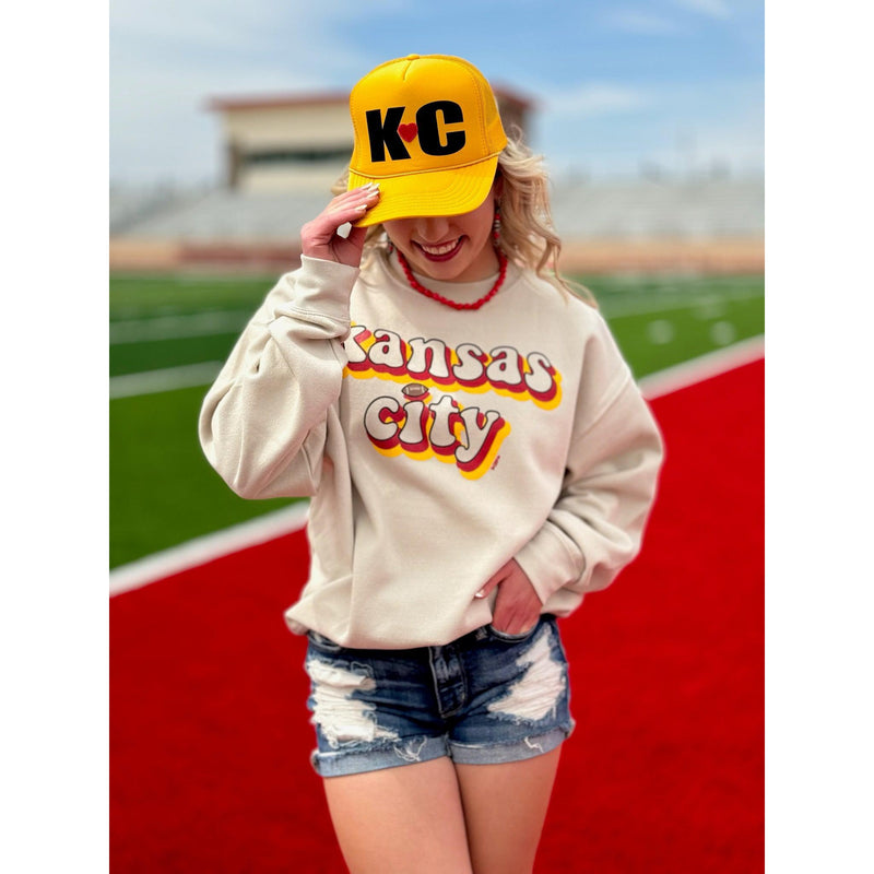 Kansas City Retro by Randi Mahomes (TEE OR SWEATSHIRT)