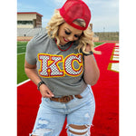 KC Checkered Print by Randi Mahomes (Tee or Sweatshirt)