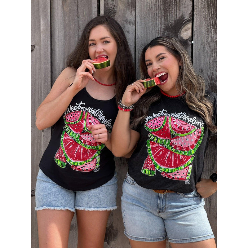Callie Ann Stelter Sweet as a Watermelon Tee or Tank (XS-3XL)