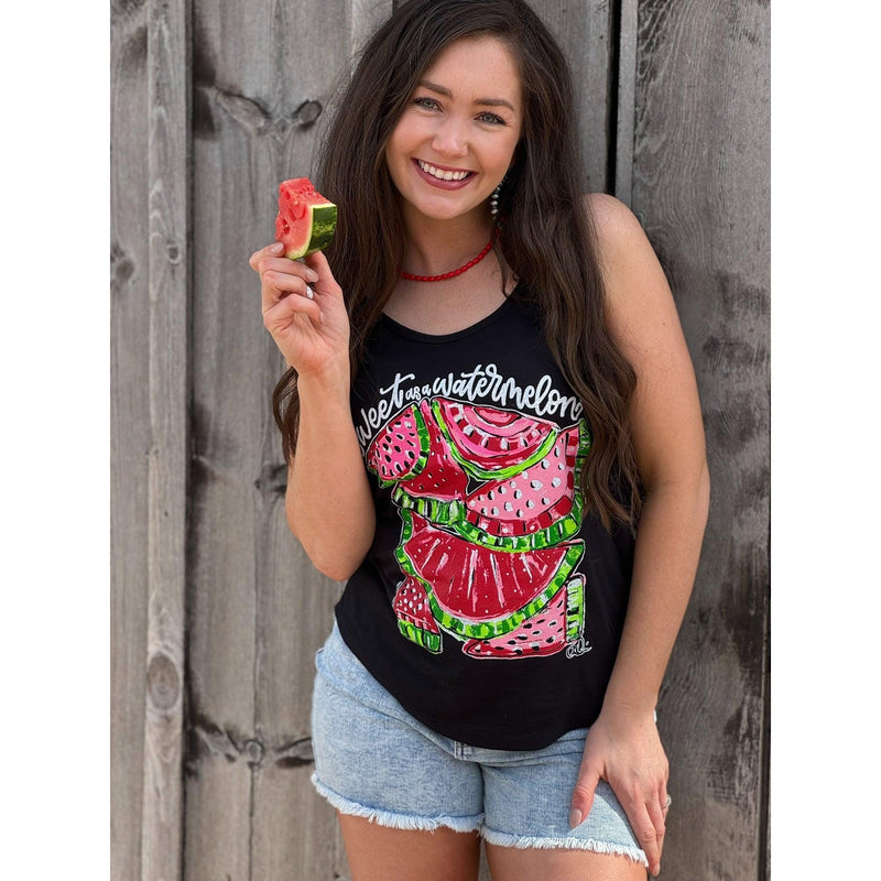 Callie Ann Stelter Sweet as a Watermelon Tee or Tank (XS-3XL)