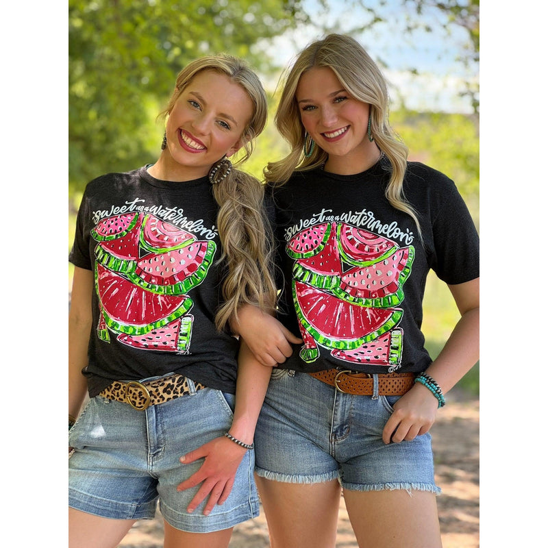 Callie Ann Stelter Sweet as a Watermelon Tee or Tank (XS-3XL)