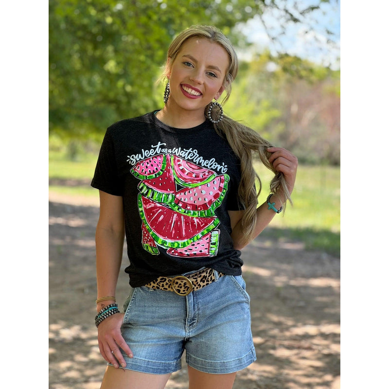 Callie Ann Stelter Sweet as a Watermelon Tee or Tank (XS-3XL)