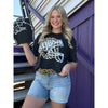 Leopard Helmet with Glitter Touchdown Tee