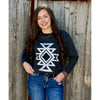 Ringo Aztec White Ink Sweatshirt (XS-2XL)