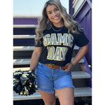 Checkered Game Day Custom Tee (Choose Your Color)