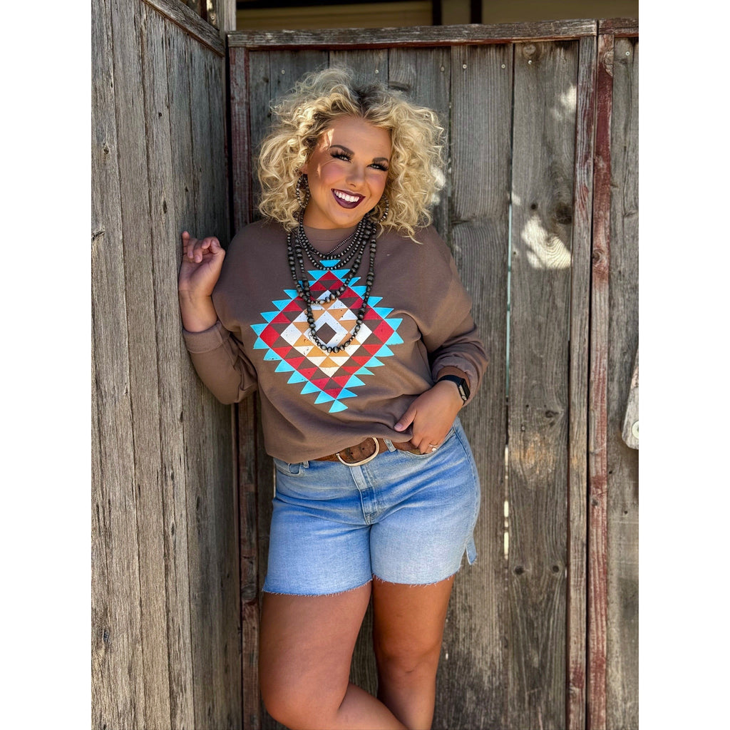 Ryanne's Fall Aztec Sweatshirt (S-3XL)