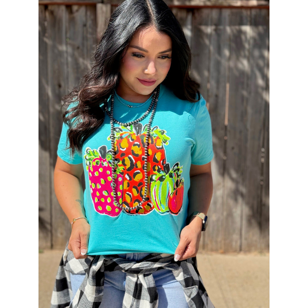 Callie Ann Stelter Neon Pumpkins Tee (XS-3XL)