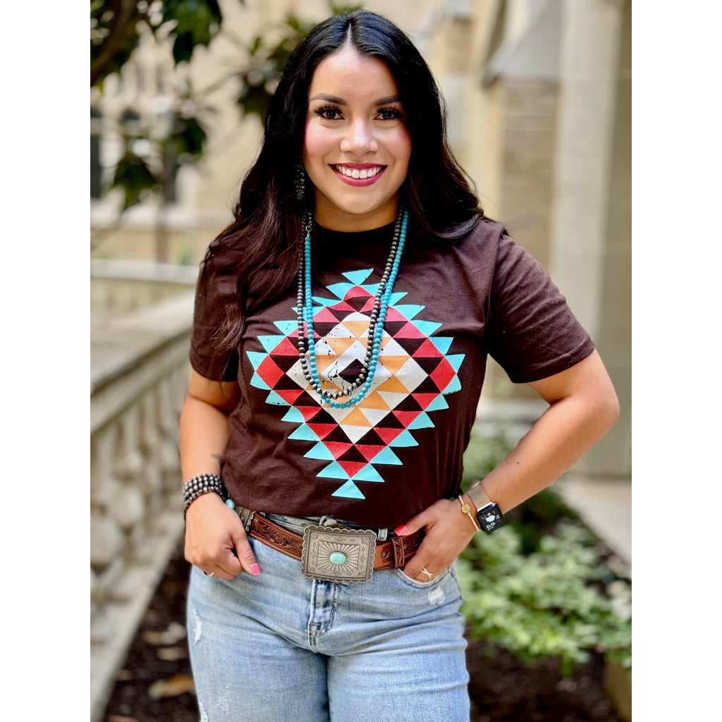 Ryanne's Fall Aztec Tee (S-3XL)