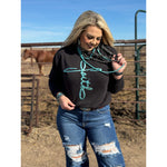 Faith in Teal Metallic Puff Tee or Sweatshirt (XS-3XL)