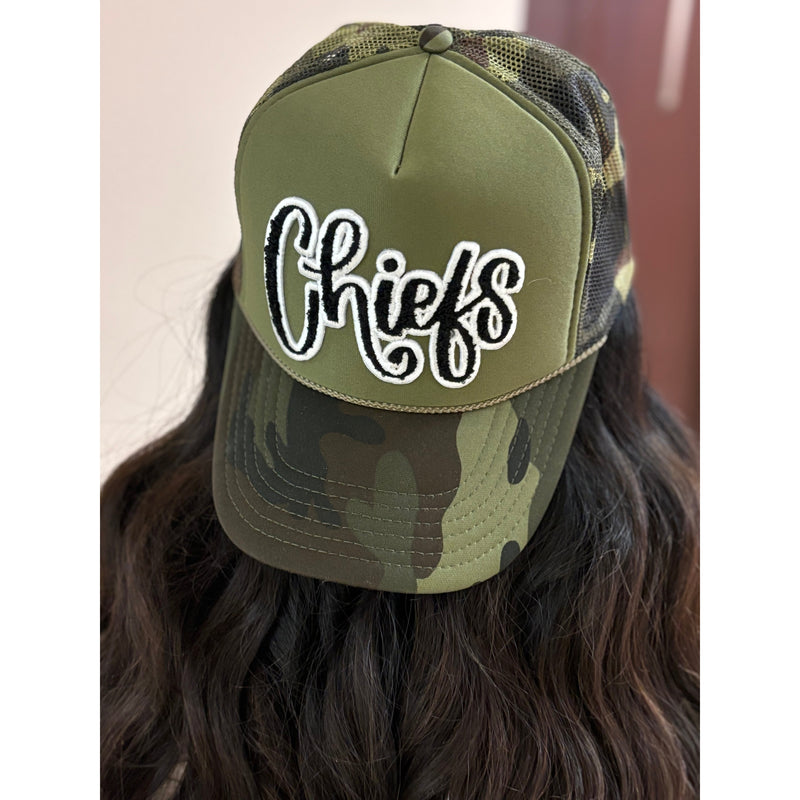 Chiefs Chenille Patch Trucker Cap by Randi Mahomes