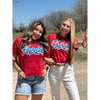 Firecracker in Royal Blue Glitter Tee (S-3XL)
