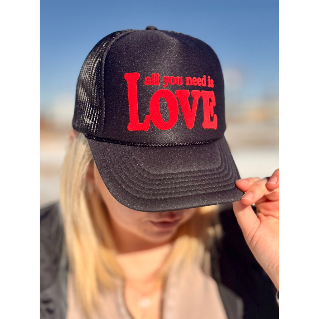 All You Need is Love Trucker Cap (2 COLOR OPTIONS)