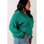 In Stitches Drop Shoulder Sweater (S-3X)