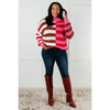 In Your Lane Color Blocked Stripe Sweater (S-XL)