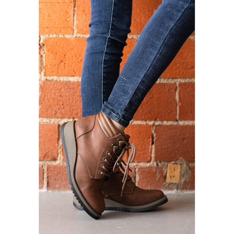 Blowfish City Boots in Redwood Rust (6-10)