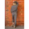 Burnout Cozy Sweatshirt (Charcoal or Orchid)