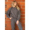 Burnout Cozy Sweatshirt (Charcoal or Orchid)