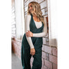 Casual Loose Fit Jumpsuit in Forest