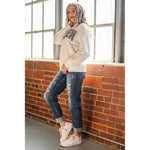 Amen With Grey Leopard Applique Sweatshirt (S-2XL)