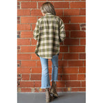 Olive Multi Plaid Shacket