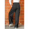 Black Wide Leg Cargo Sweats