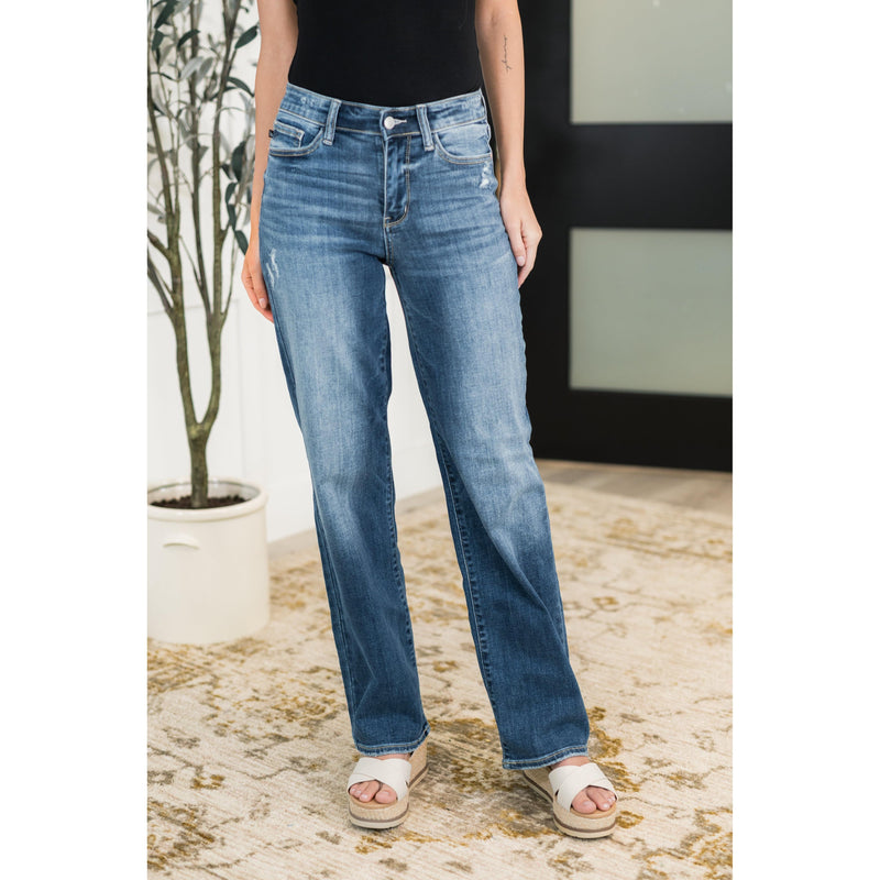 Judy Blue Julia High Rise 90's Straight Leg Jeans