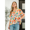 Lei Me Down V-Neck Top (S-3X)
