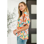 Lei Me Down V-Neck Top (S-3X)