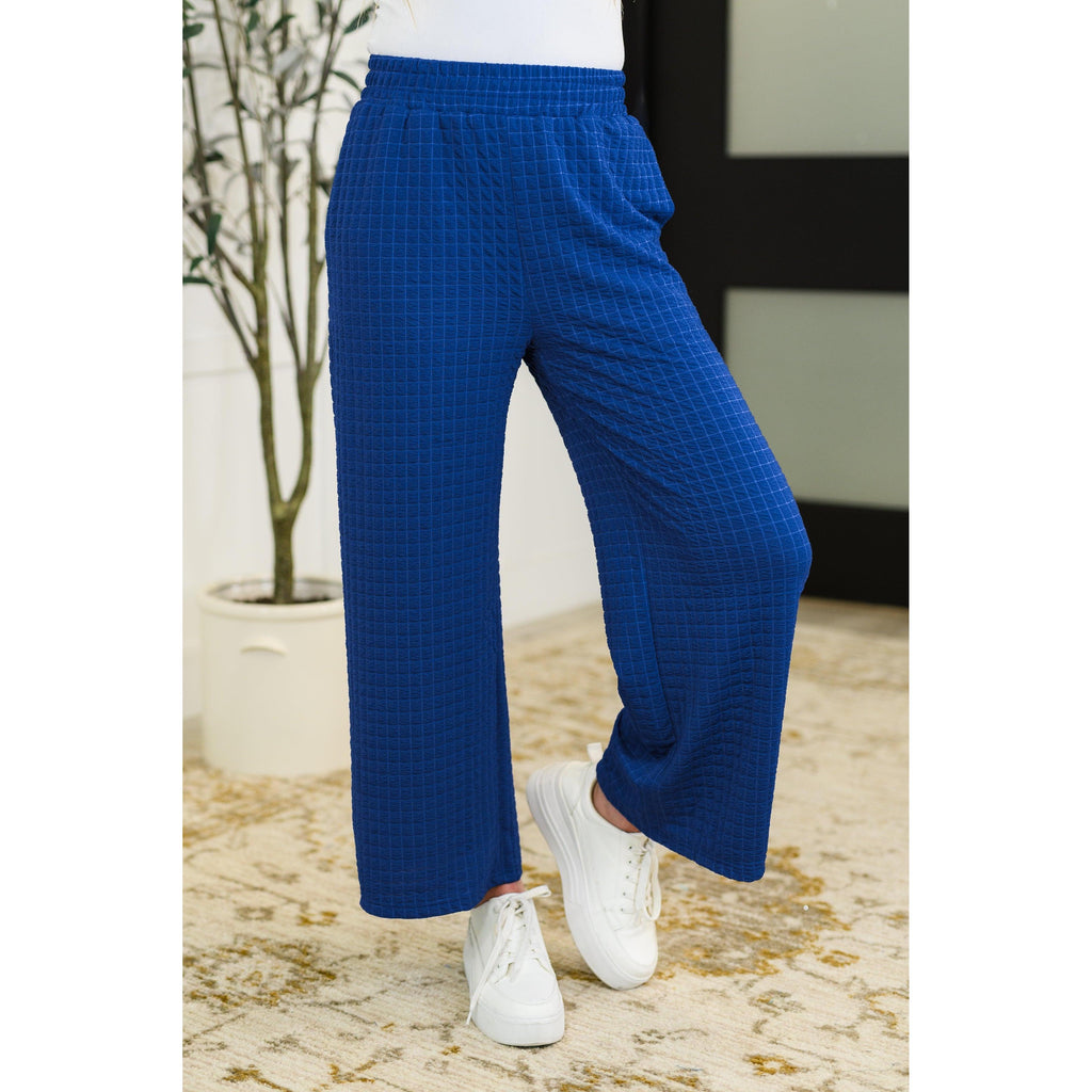 Listen Intently Textured Top and Pants Set (S-2X)