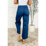 Little Strolls Straight Leg Trousers in Royal Blue (S-2X)