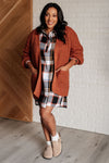 Make it Right Plaid Shirt Dress (S-3XL)