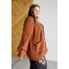 Maybe Monday Cardigan in Chestnut (S-3XL)